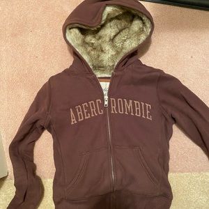 Abercrombie fur hoodie